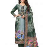 HUR Cotton Three Piece For Women - 3 Pice Dress,Unstitched Exclusive, Fashionable, High Quality Three Piece For Women, New Dress Collection  for Women/Girls